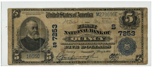1902 national quincy - 1902, $5