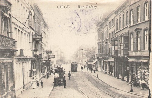 Belgique liège rue gretry - belgique,